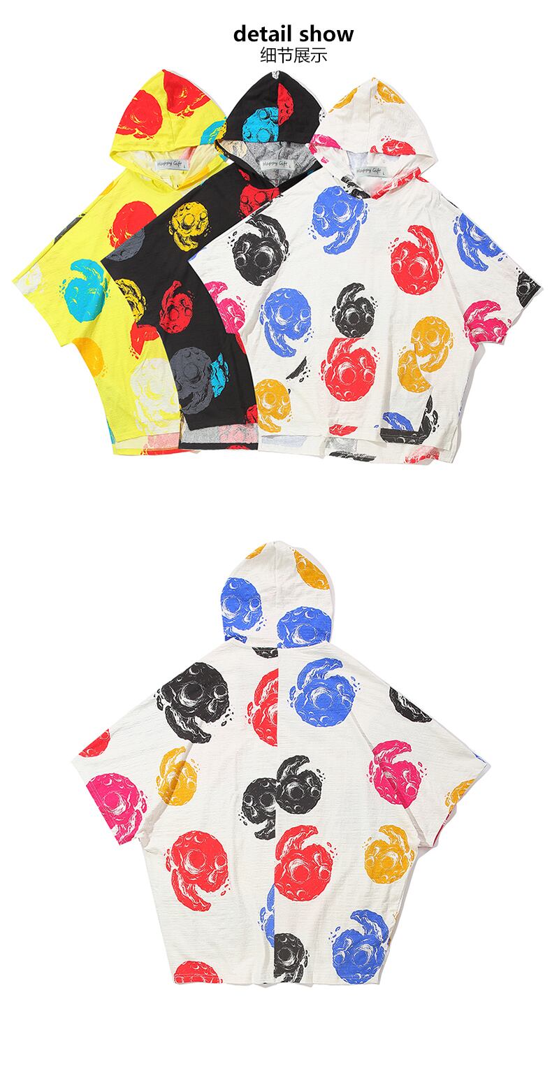 全3色 Tシャツ カットソー プリント カジュアル ストリート 