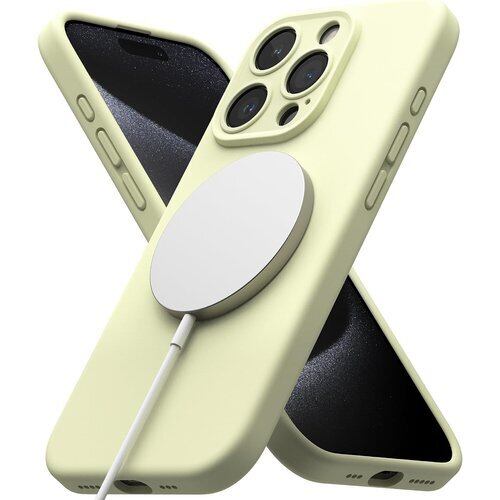 新品》 Ringke iPhone 15 Pro Max Silicone Magnetic ケース 落下防止