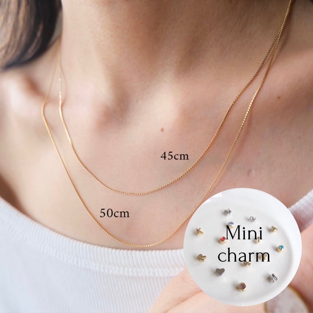 再入荷✳︎0.7mm華奢チェーンスライドネックレス | HOTARU