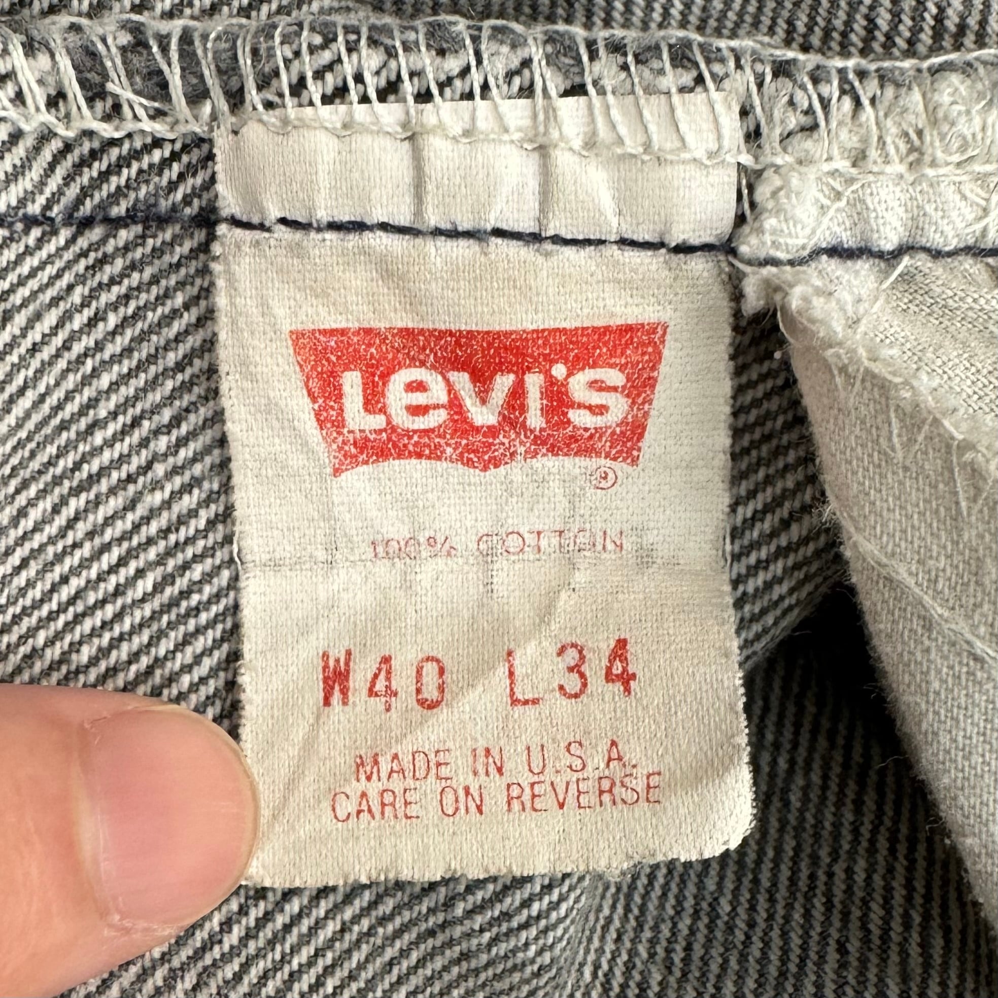 LEVI'S 505】 先染め リーバイス 505 ブラックデニム USA製 LEVI'S 505】 先染め リーバイス 505 ブラックデニム USA製