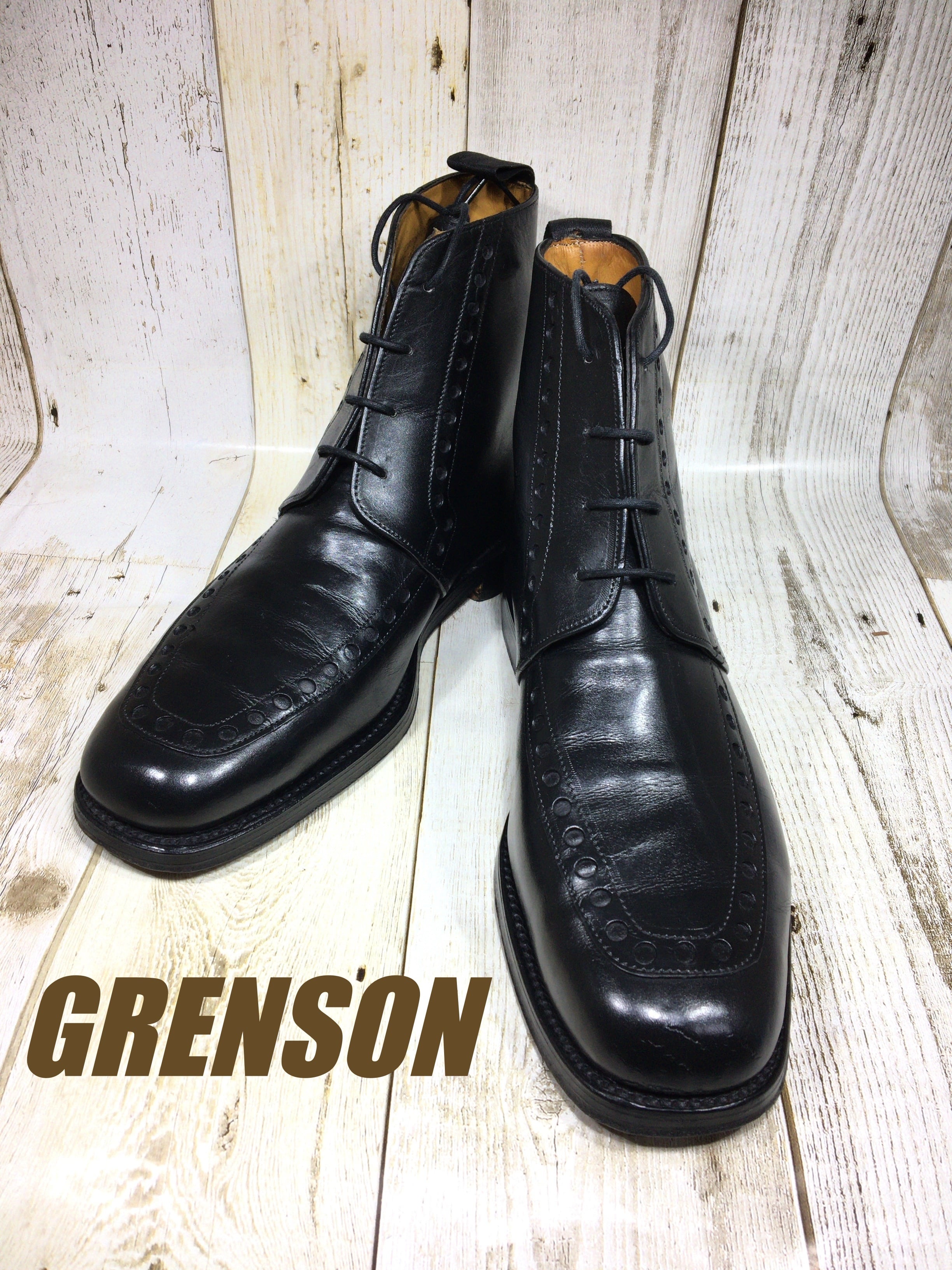 グレンソン（Grenson）G-TWO レザーシューズ DEAN UK7F