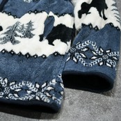 reversible animal fleece jacket