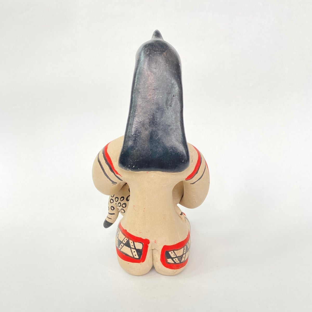 ブラジル カラジャ族 陶器 BONECA 人とジャガー(2) | Coloridas