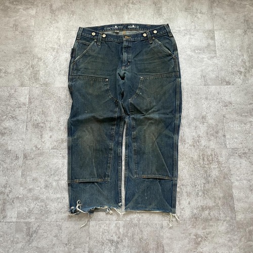 メキシコ製 デニム ダブルニー Carhartt 36×32