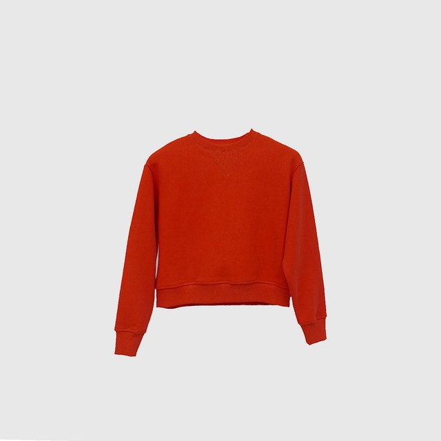 カラースウェットプルオーバー(オレンジ)