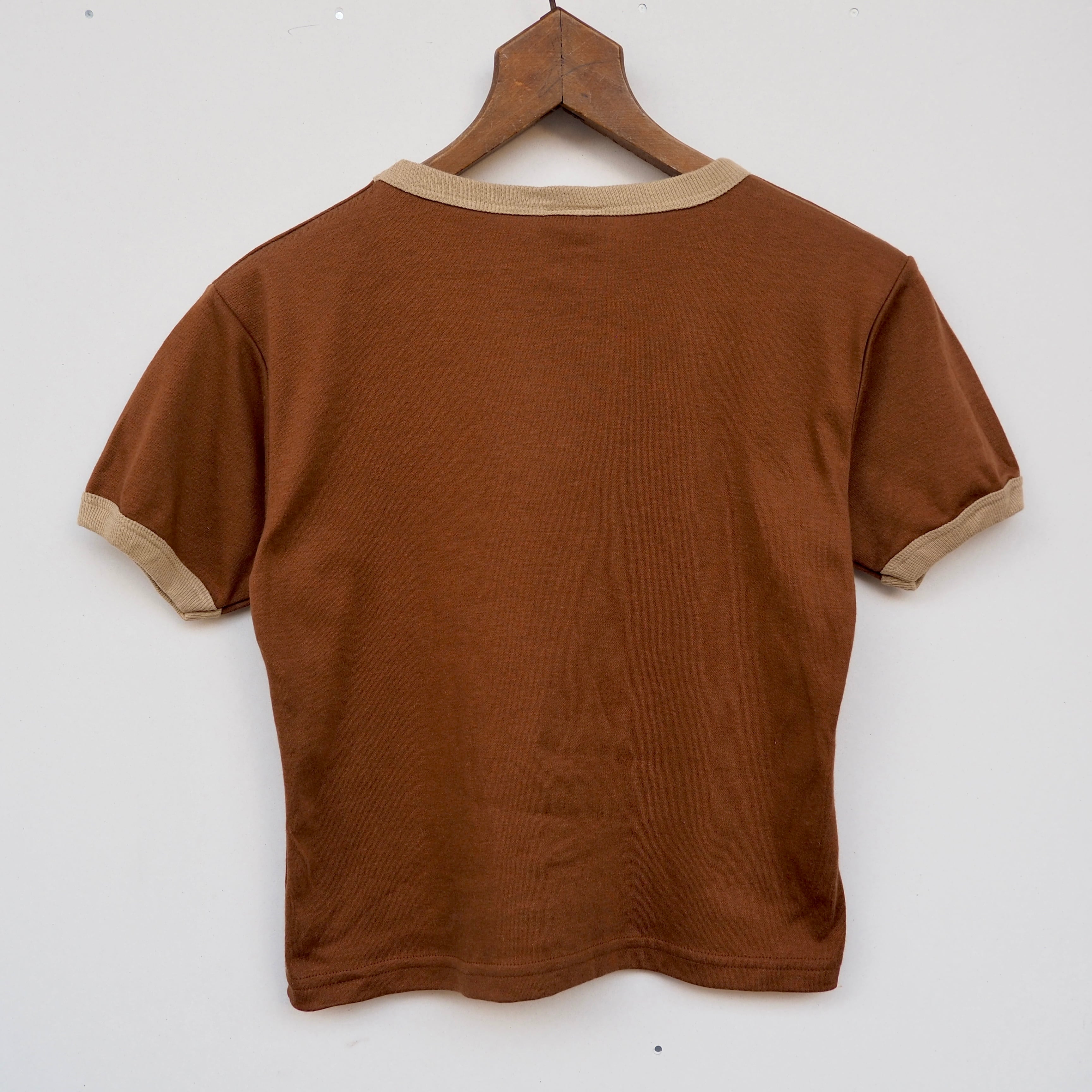 Kids《NOS》90's NERVOUS RECORD ringer T-shirt M /USA製 ナーバス