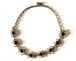 60s vintage black parts short necklace