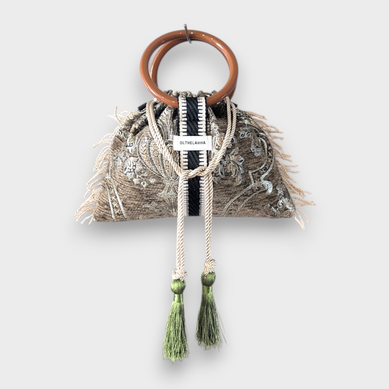 Botanical Brown Ring Bag – Blackline × Olive