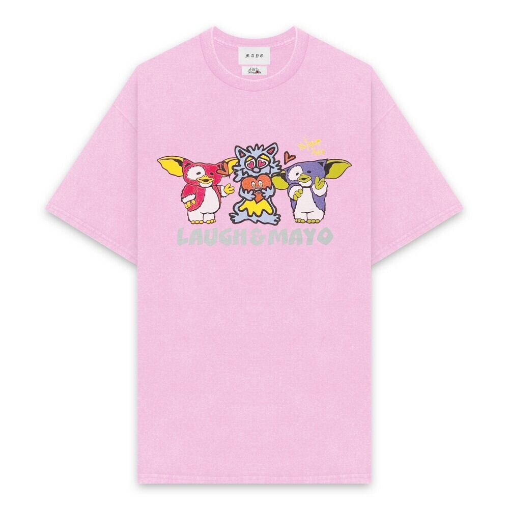 MAYOx Laugh&Peace Gremlins T〈pink〉 | #Laugh&Peace powered by BASE