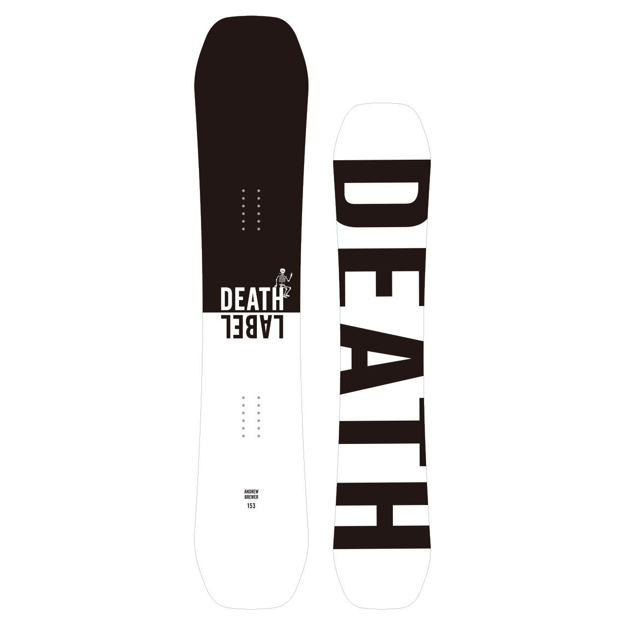 ボードDEATH LABEL ANDREW BREWER 153cm