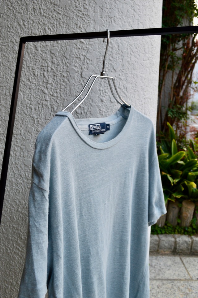 Polo Ralph Lauren 00s Old Crew Neck Linen Tee Single Stitch ポロラルフローレン リネンTシャツ シングルステッチ 02s製