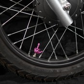 FXXK! HANDSIGN VALVE CAP /メタリックパープル