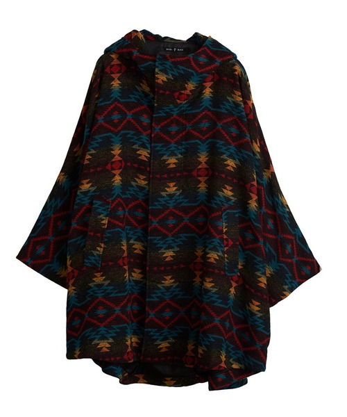 Native JQ Hooded Poncho　Mix