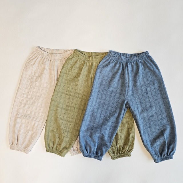 【取寄】1st blue｜cool loose long pants｜クールルーズロングパンツ｜5-15｜kids&jr｜26 summer