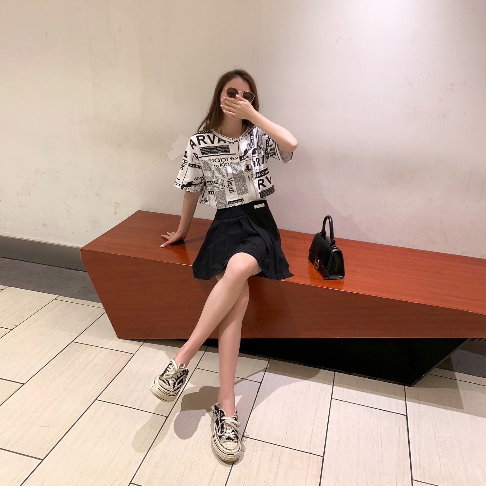 ルーズプリント柄ショートTシャツ 6Du_Shop_Women33979188703