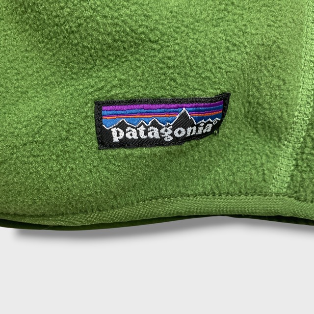 00s patagonia パタゴニア　シンチラフリースベスト　グリーン　XL