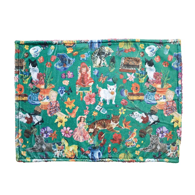 Nathalie Lete Boa Blanket Cats