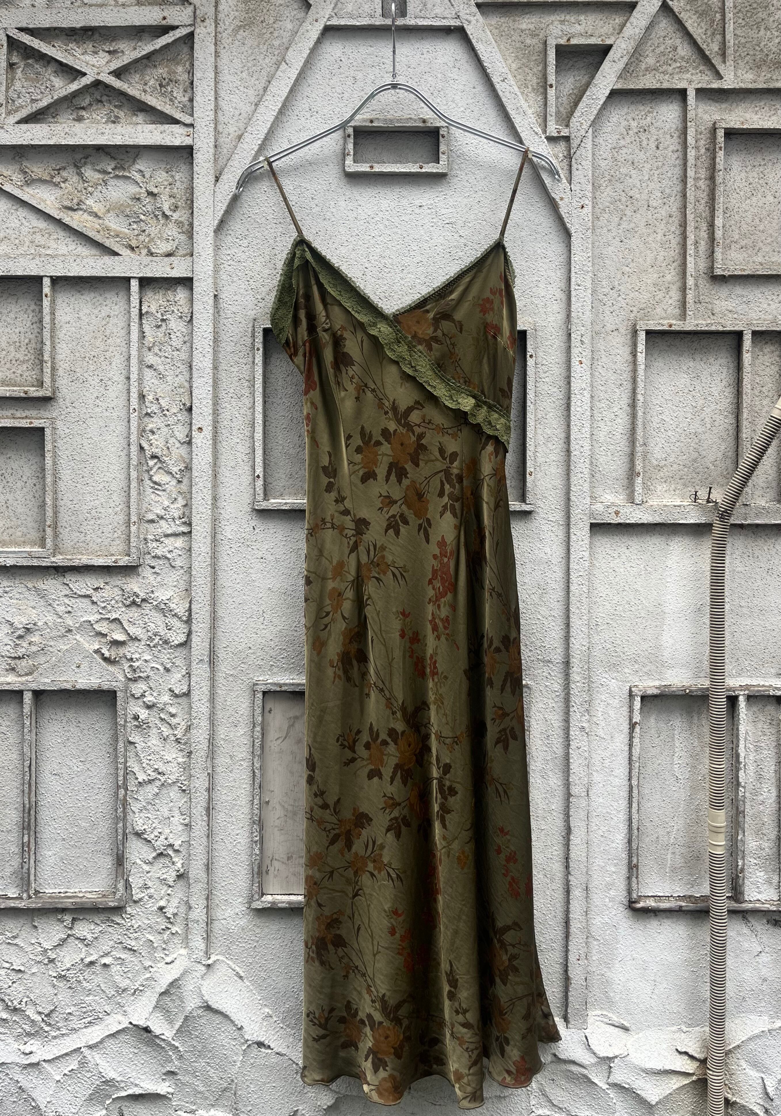 "FAIRY GRUNGE" flower pattern camisole dress / made in ITALY