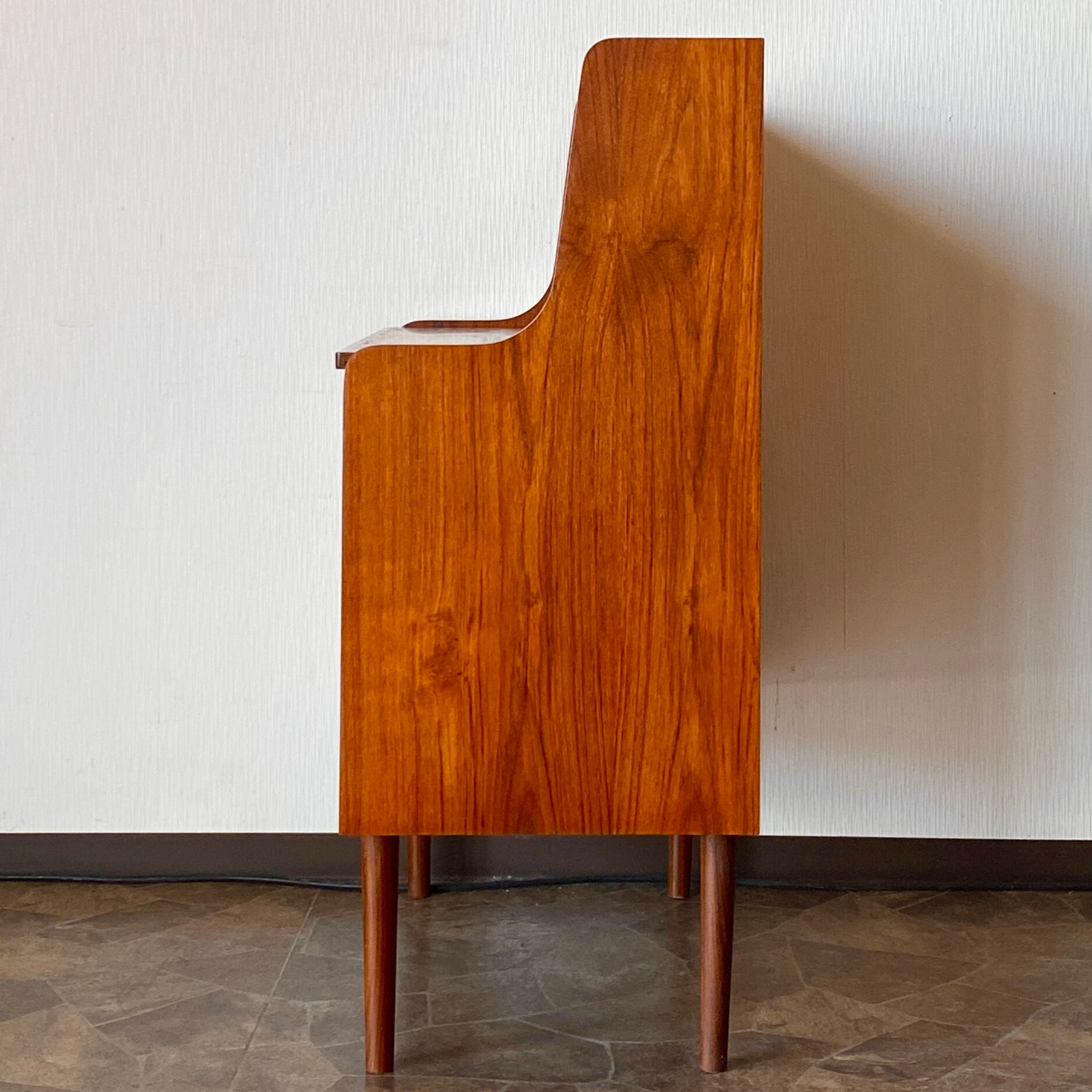 チーク材　ライティングビューロー デンマーク製チーク材ライティングビューロー no.1005-1173