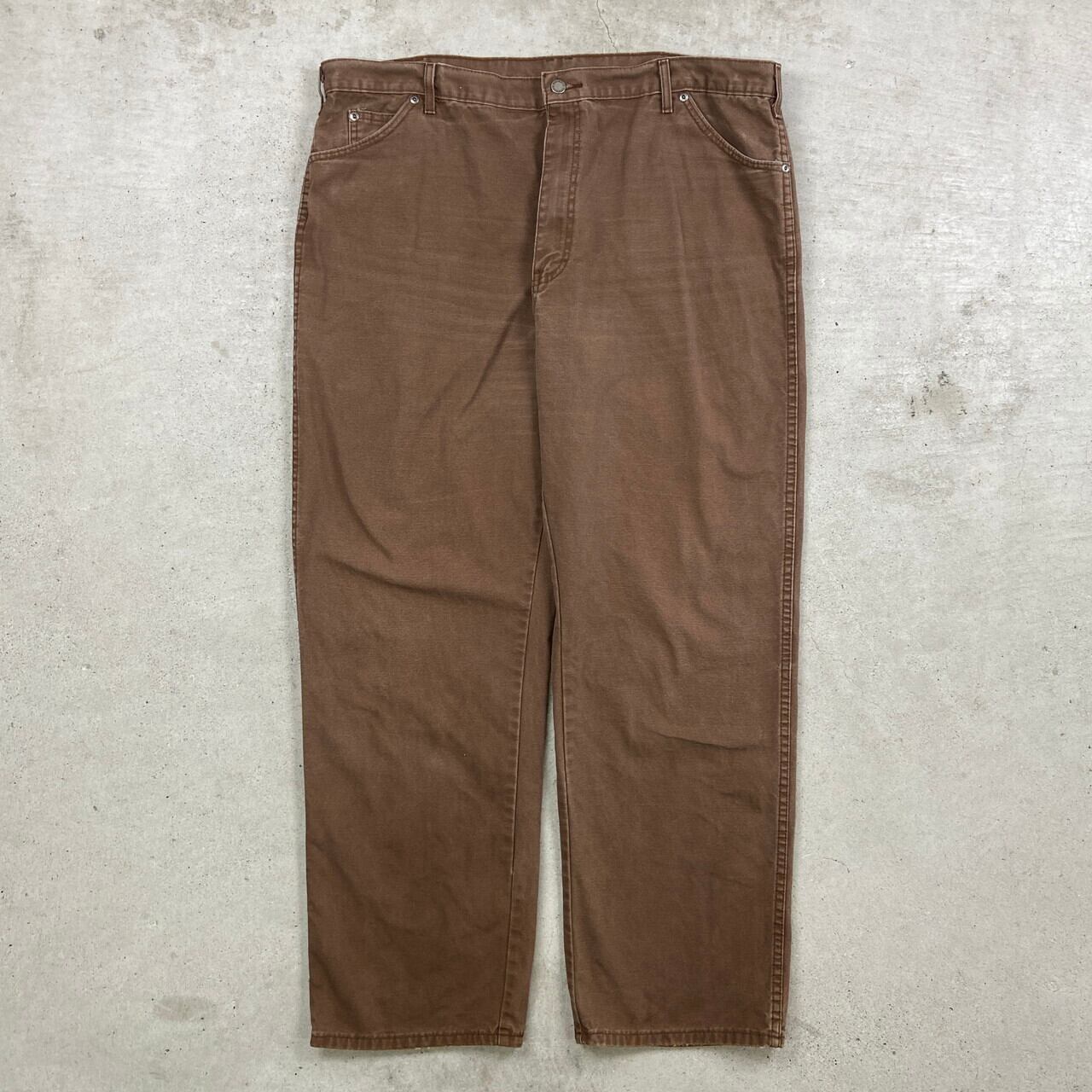 Dickies ワークパンツ ペインターパンツ ベージュ ブラウン ダック地 Dickies ディッキーズ ダック地 ワークパンツ ペインターパンツ メンズ