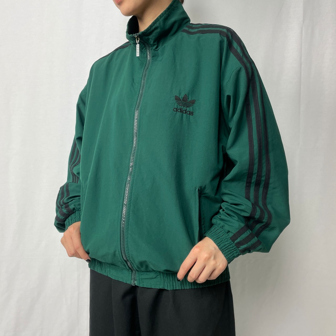 80年代 adidas アディダス ポリエステル トラックジャケット メンズL 