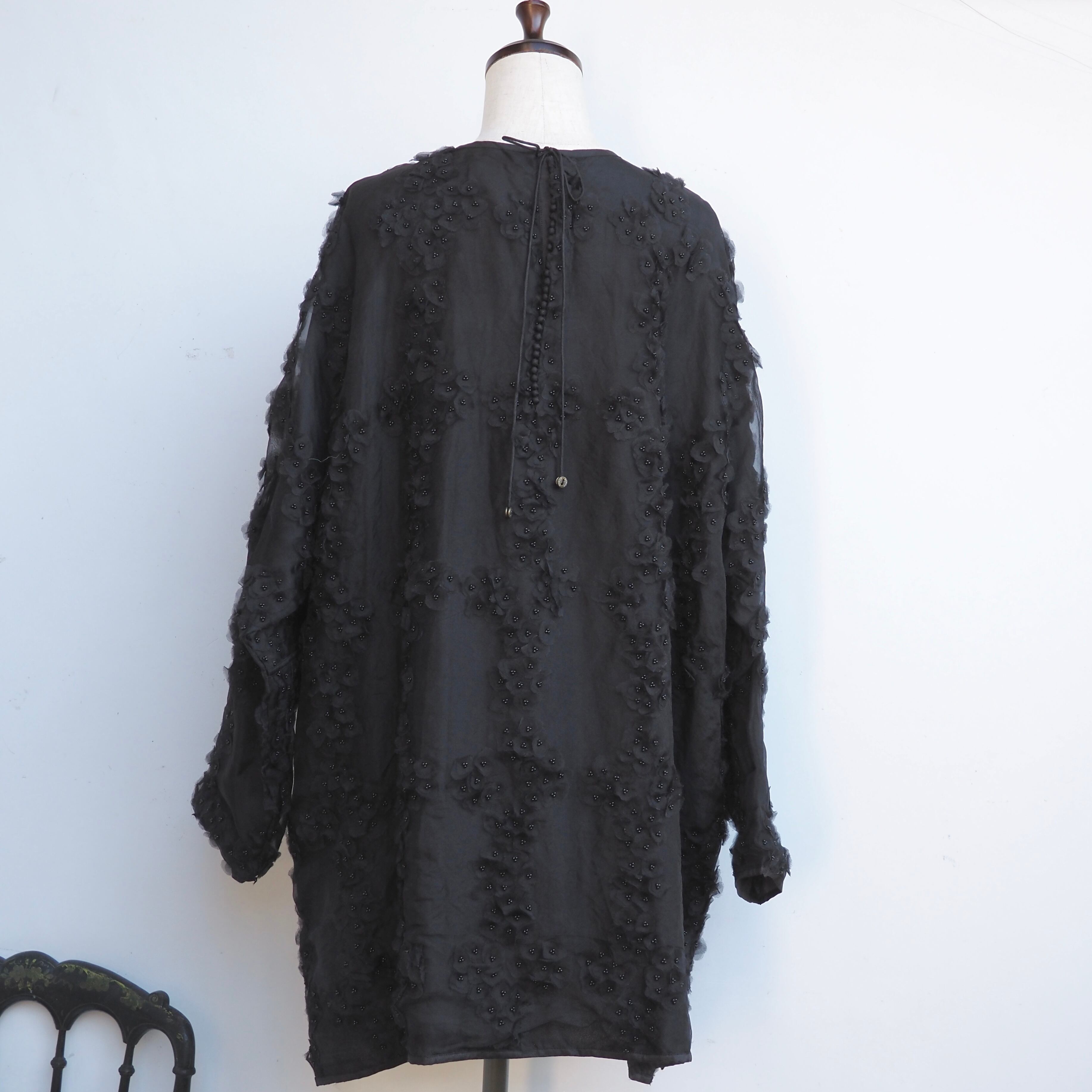 BUNON/Flower Layered SilkTunic/シルクチュニック