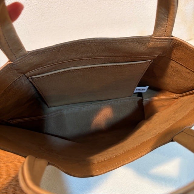 REN　ランチバッグS　キャメル