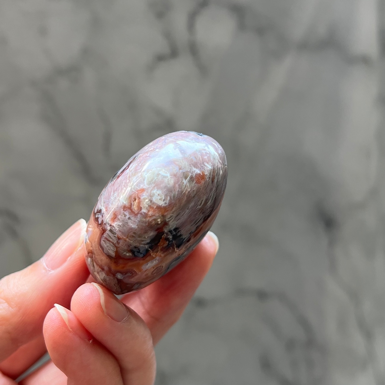 ジャスパーアゲートパーム*0515*天然石インテリア*置き物