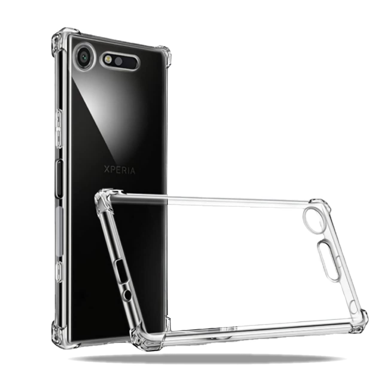 小物 ay 対応 Xperia XZ premium SO-04J ケース 柔軟 TPU全透明 散熱加工 黄変