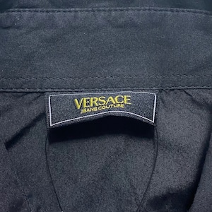 VERSACE JEANS COUTURE black western shirt