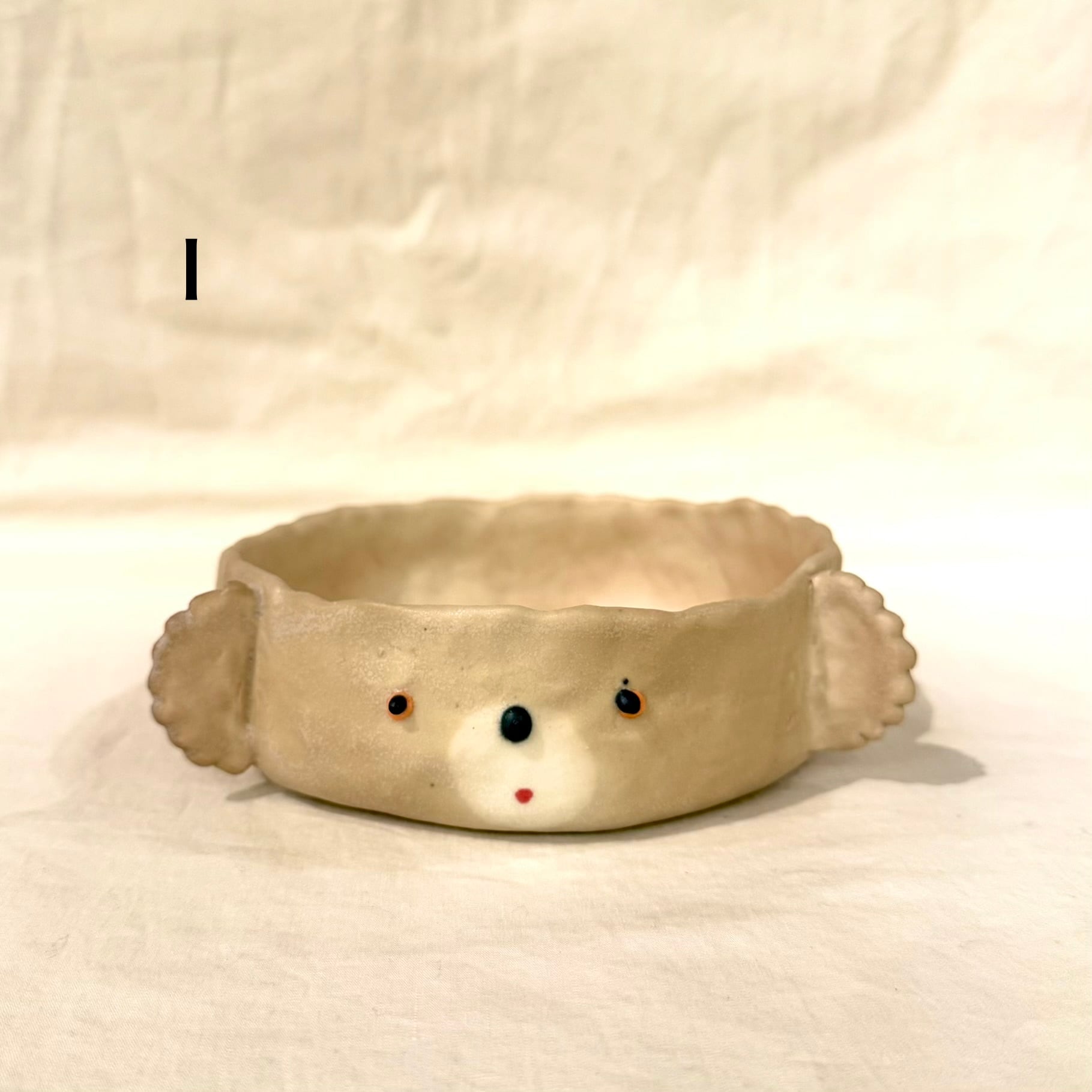 【最終値下げ】コアラの陶器花器　増田光 HIKARU MASUDA 増田光 / コアラ平鉢【I～L】 | cafe&books bibliotheque ONLINE STORE