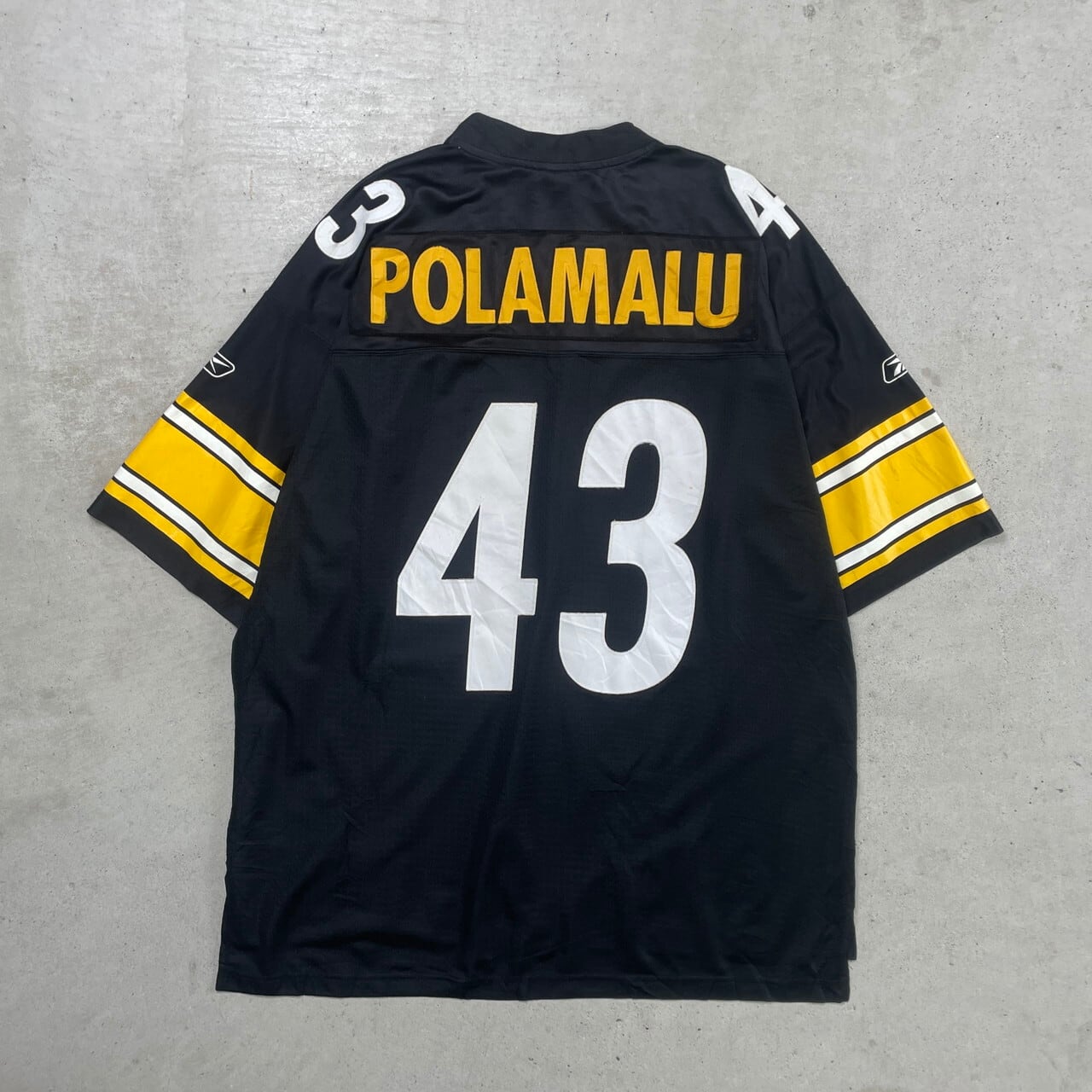 Reebok NFL 全刺繍スティーラーズ アメフトゲームシャツ 50 6550 Reebok リーボック NFL ピッツバーグ・スティーラーズ フットボール