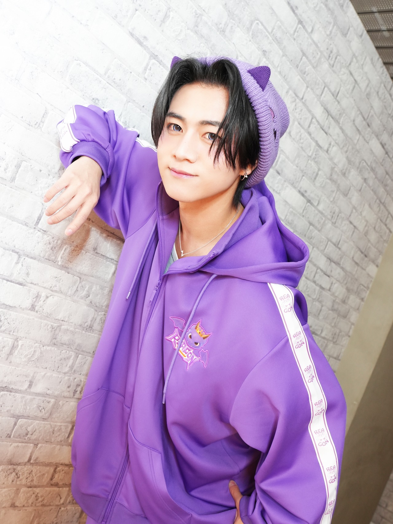 ジャージズボン　パープル