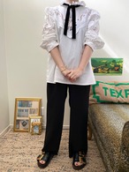 Ruffle Cotton Blouse