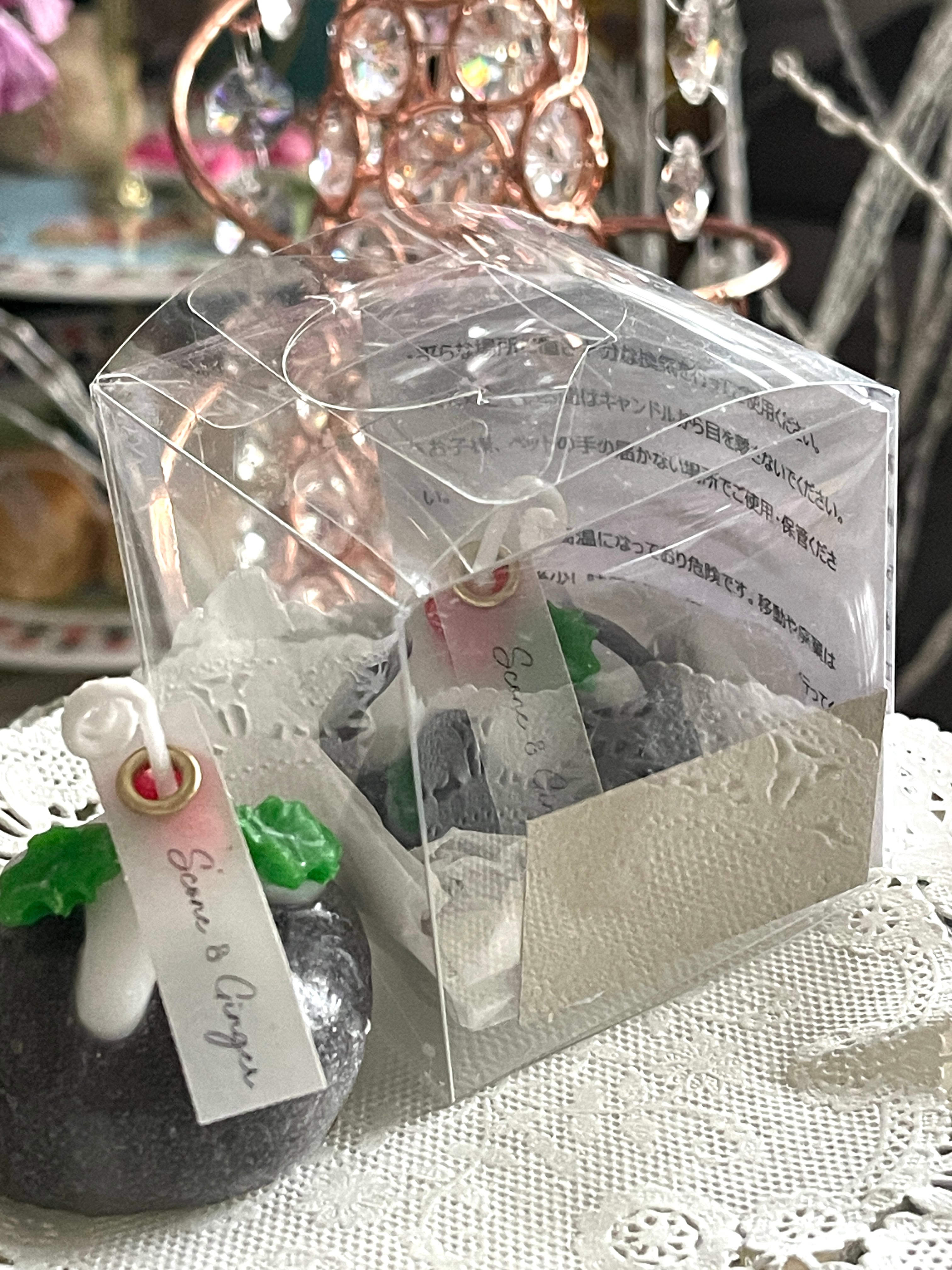 ◆オリジナルティー付き◆キャンドル◆クリスマスプディング◆カラフルキャンドル◆