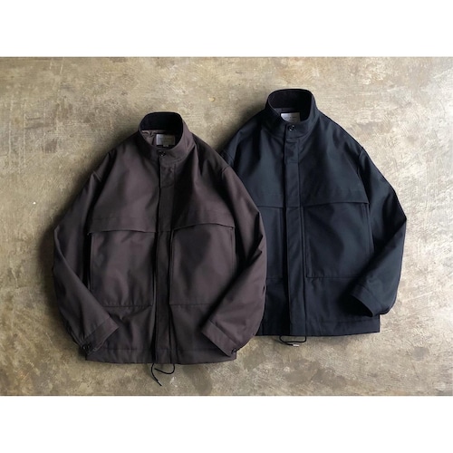 STILL BY HAND(スティル バイ ハンド) Wool  Kersey Stand Collar Blouson