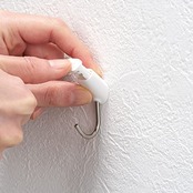 レック(LEC) 穴の目立たない ピンフック 3個入 耐荷重 2kg ホワイト