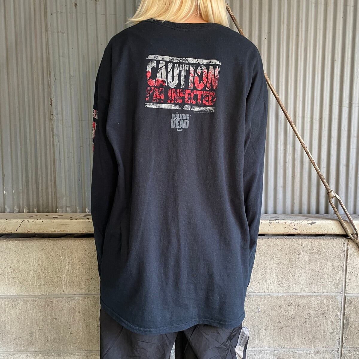THE WALKING DEAD ウォーキングデッド プリント ロングTシャツ メンズ