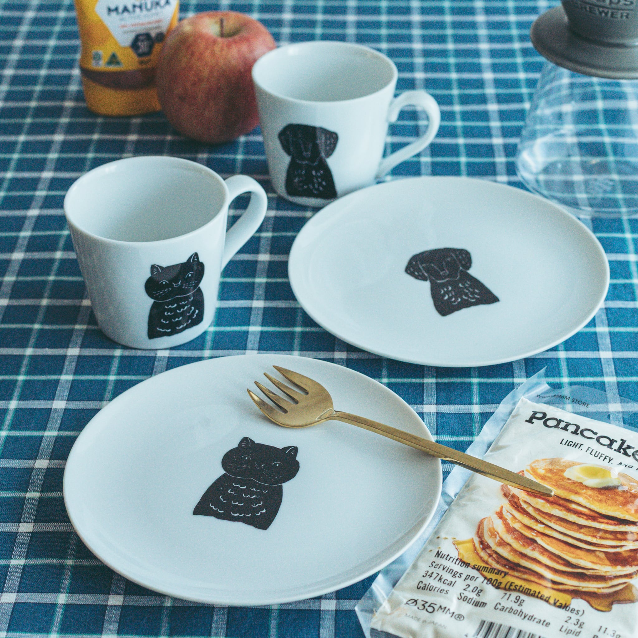 Black Dog&Cat Mug | ibuibu Black Dog&Cat Mug | ibuibu