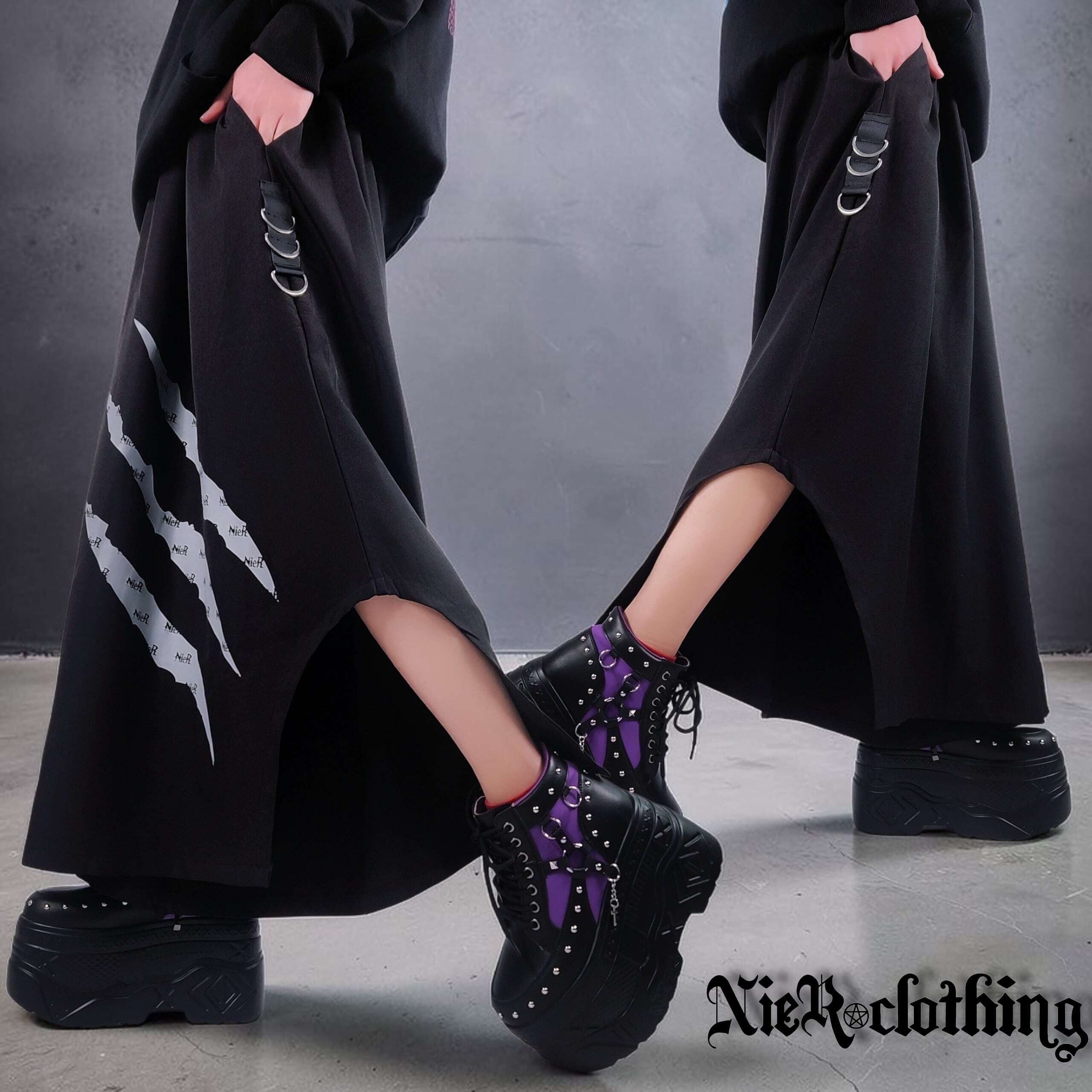 トップス＋ボトムスセット》BLACK CLAW MARKS SET-UP | NIER CLOTHING