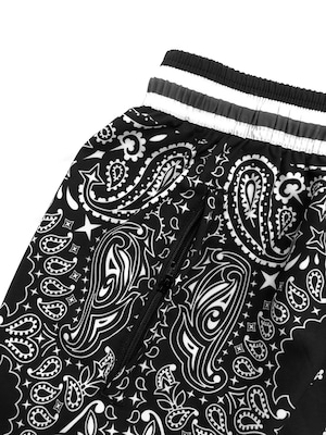 Zip Shorts / paisley