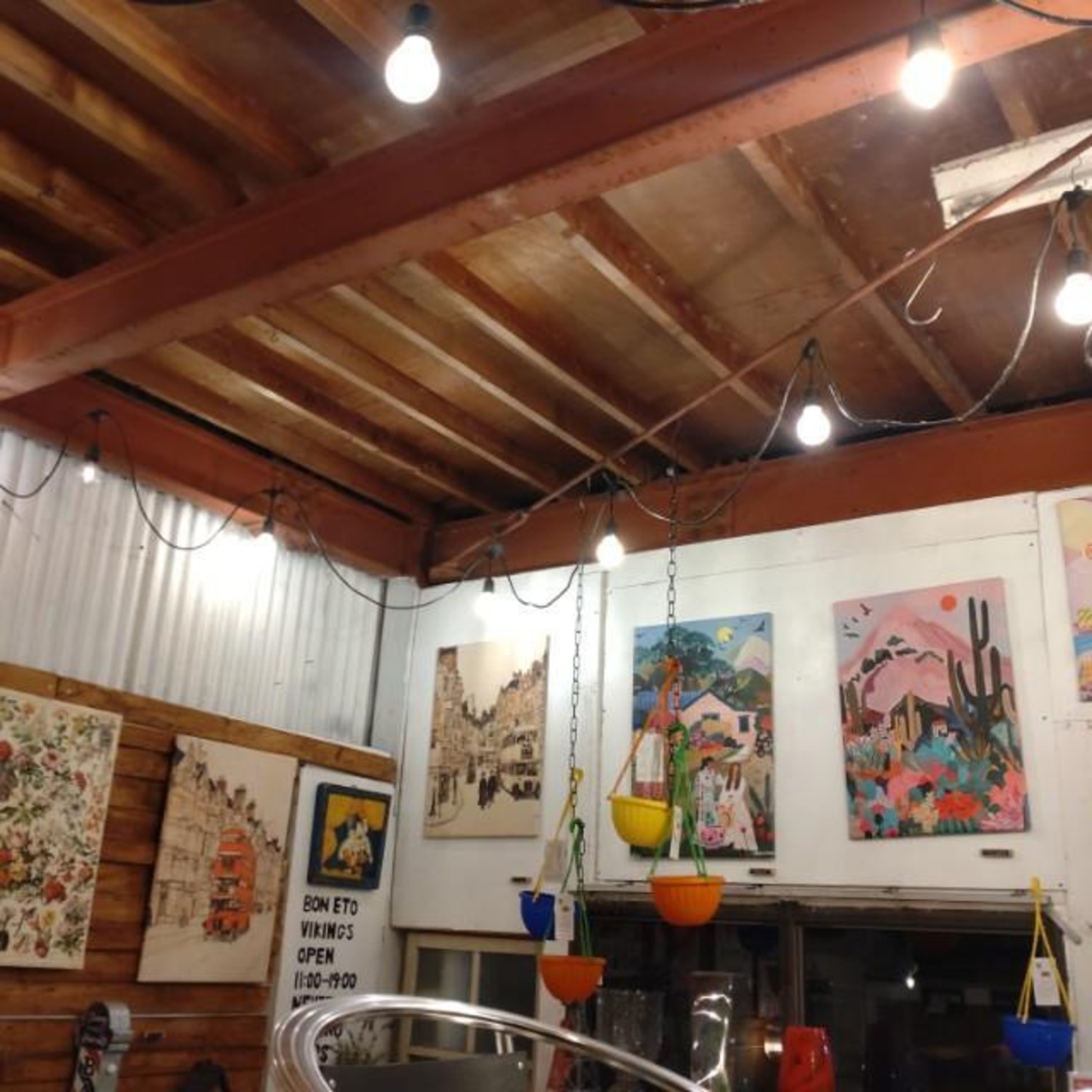 TOPANGA Zakka Art Poster Old Town Scape Type C Walldeco Painting Living Bedroom Dining Entrance