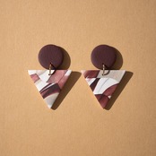 Matte : Bordeaux Triangle
