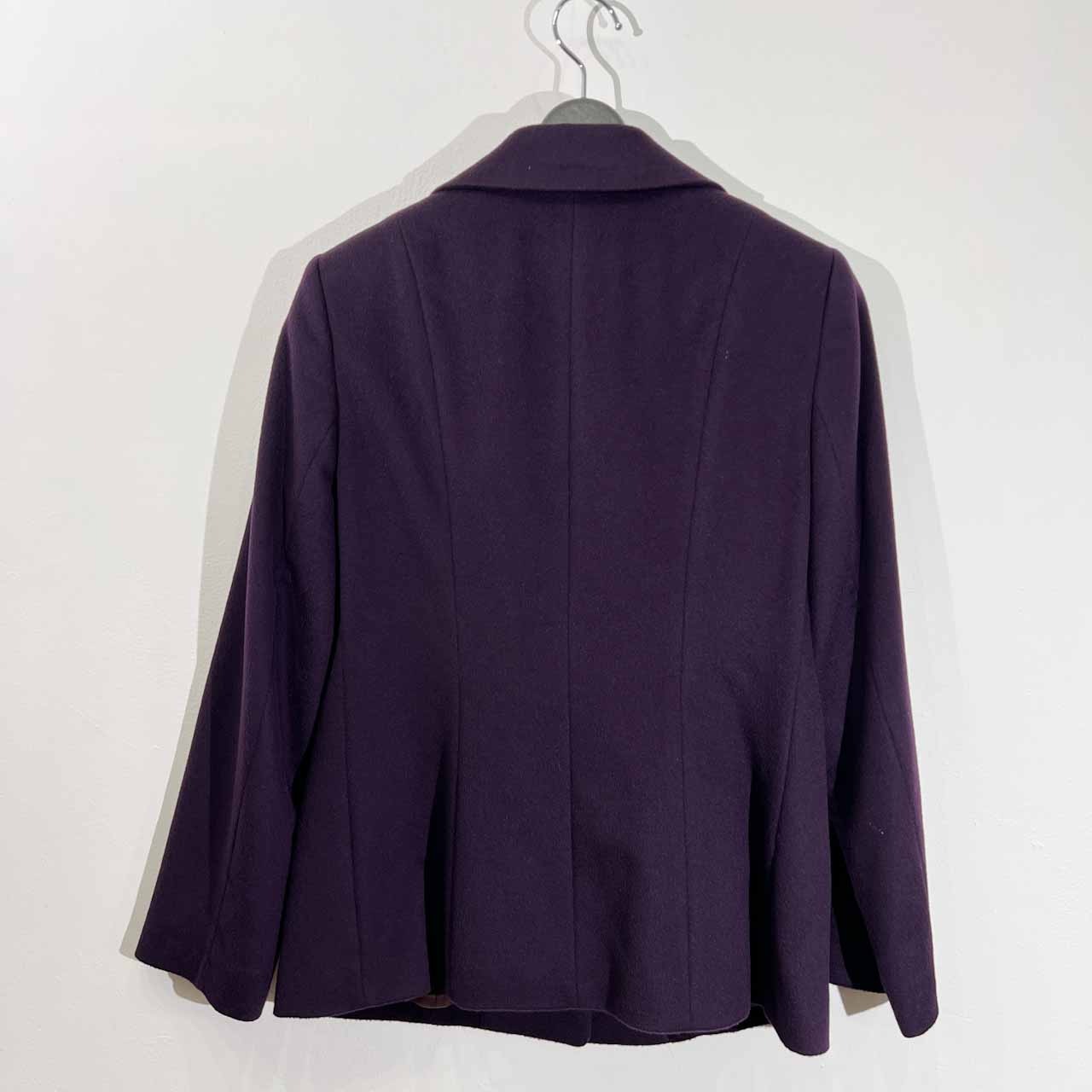 カシミヤ100%  LEPORTE TOKYO STYLE レポルテ 段返3B テーラードジャケット 9/パープル レディース