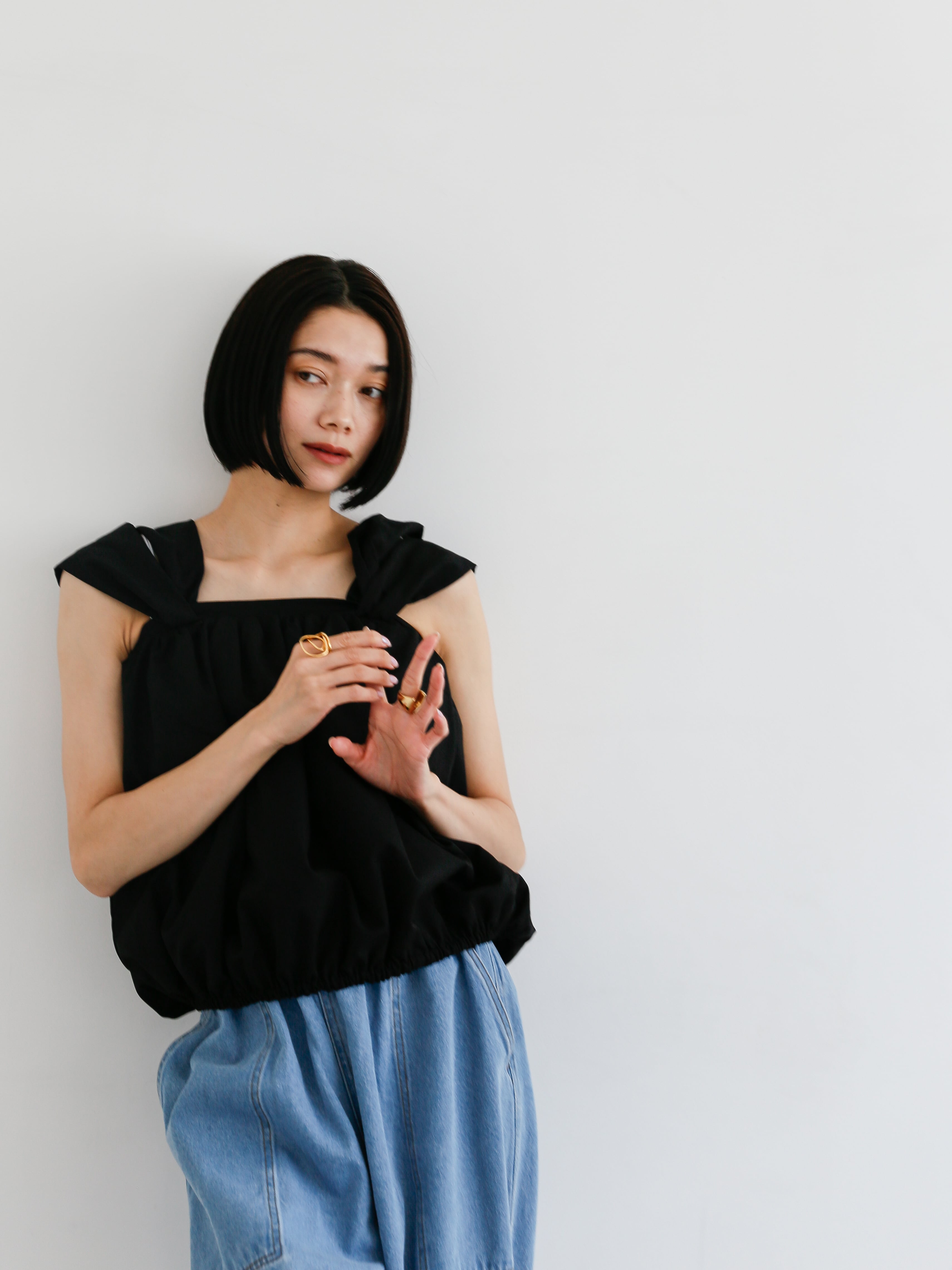 twist strap balloon tops | Katrin TOKYO