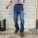 レア 70s USA製 Levi''s 25411-3817 ヴィンテージ ブーツカット ジーンズ ベルボトム 60s W30 76cm フレア デニムパンツ 517 646