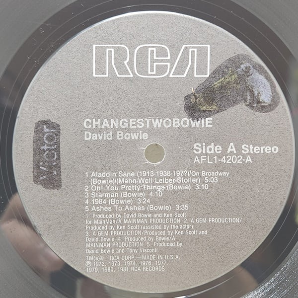 David Bowie / ChangesTwoBowie [AFL1-4202] - 画像3