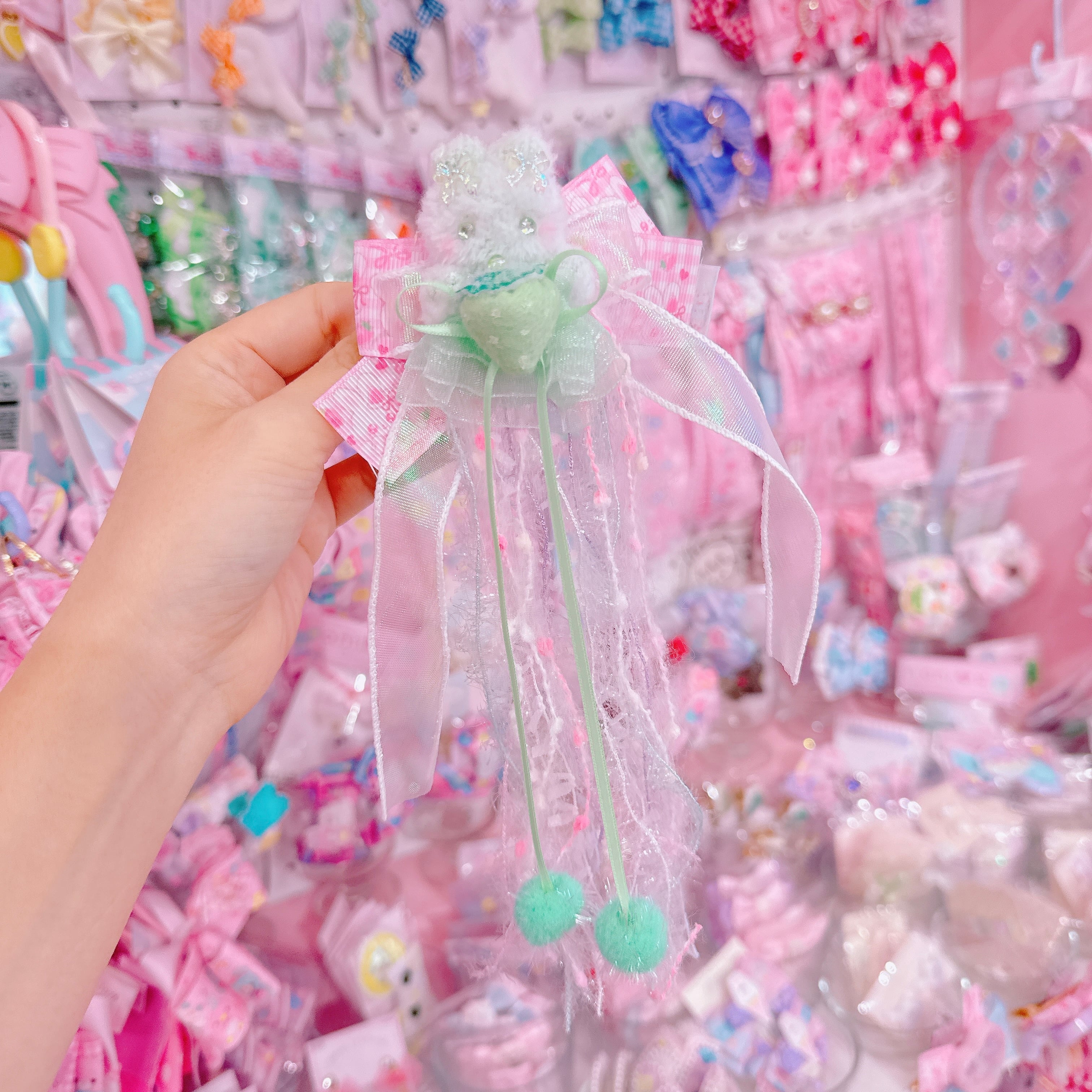 【M4】57-9うさぎマスコット2wayピン