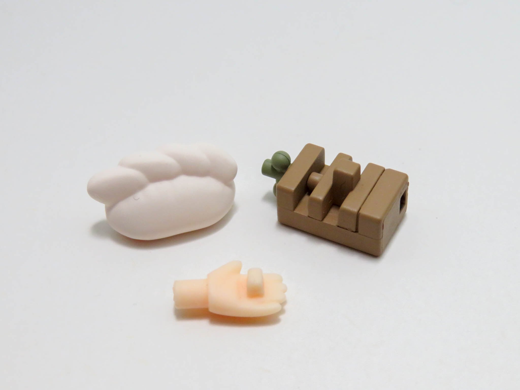 【2567】 灯荒仁 小物パーツ 餃子と印床 ねんどろいど