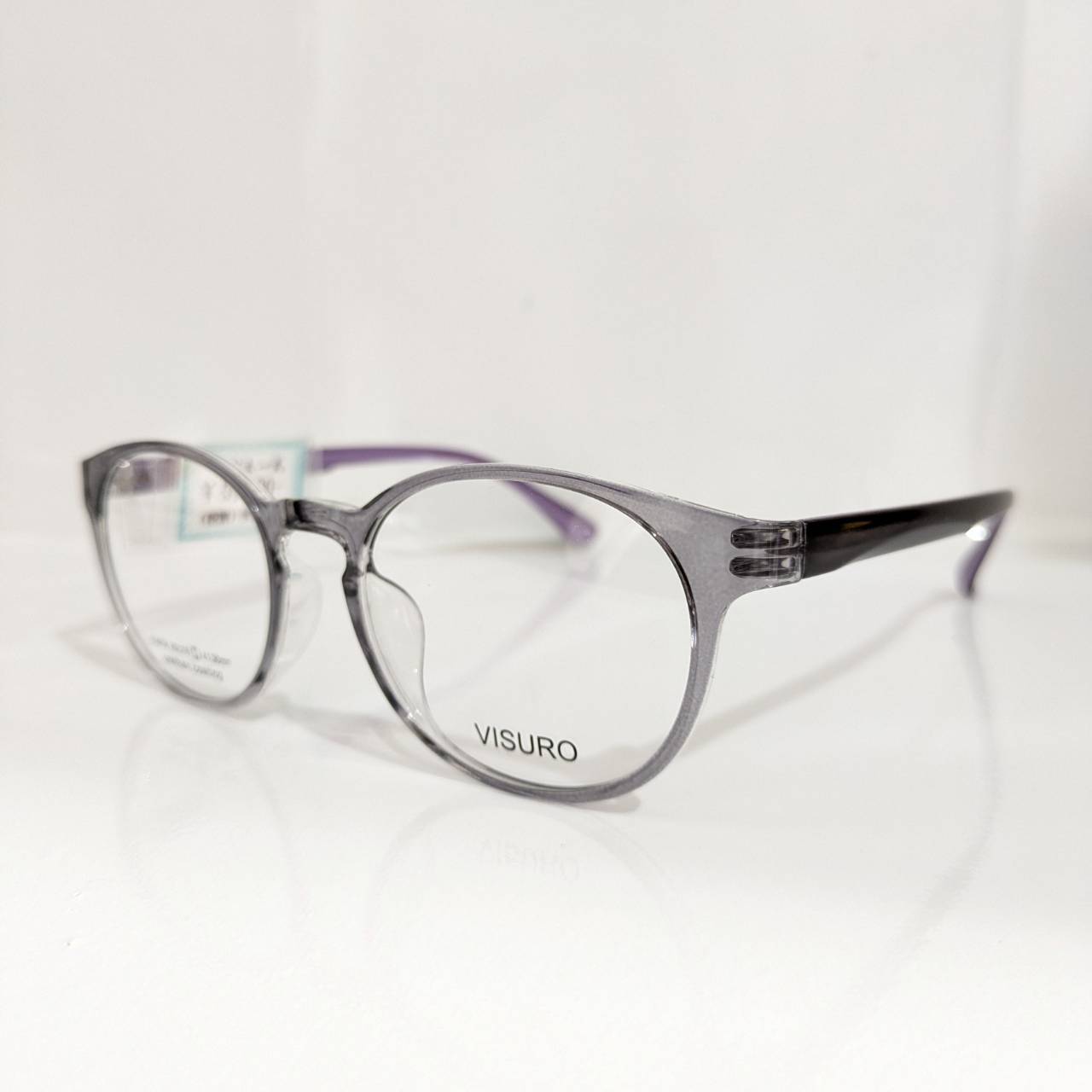 【VISURO】ボストンセルフレーム グレー